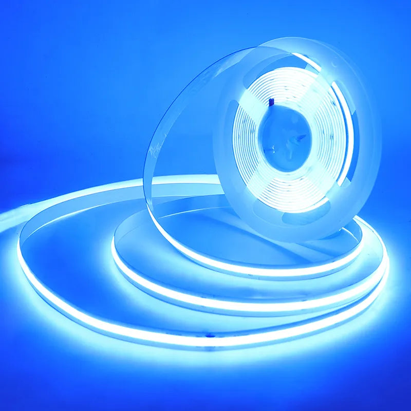 DC 5V USB COB LED Strip Light – 320 LEDs Flexible Tape | Warm, Natural & Cool White