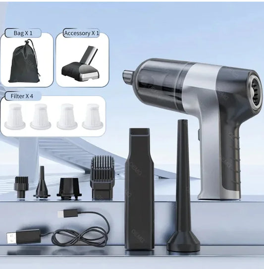 Wireless Mini Vacuum Cleaner – Portable Handheld for Car, Home & Office