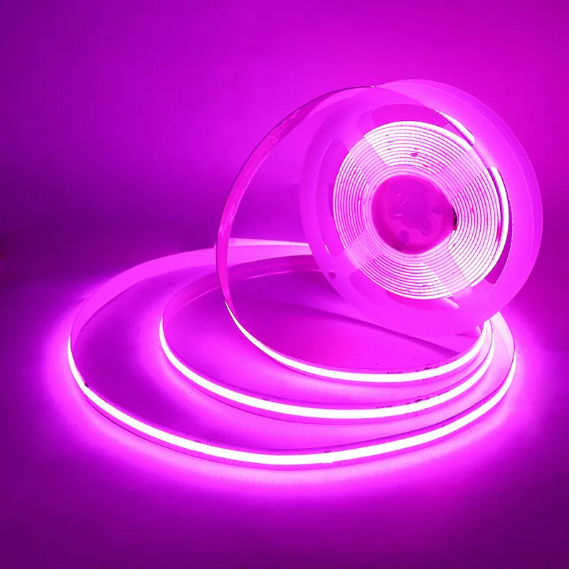 DC 5V USB COB LED Strip Light – 320 LEDs Flexible Tape | Warm, Natural & Cool White