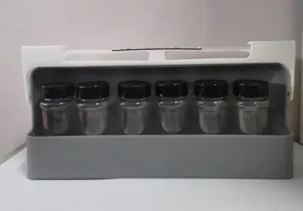 Hanging Kitchen Spice Rack | Multi-Compartment Organizer with Optional Bottles
